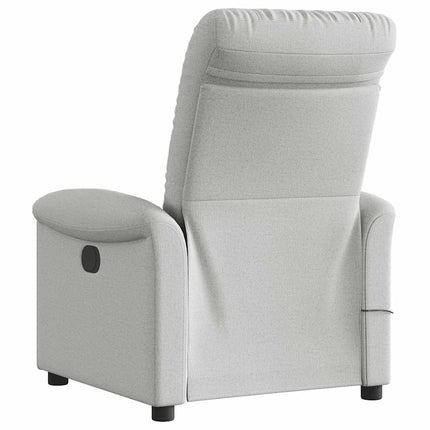 Massagefåtölj molngrå tyg
