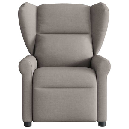 Reclinerfåtölj taupe tyg