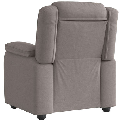 Reclinerfåtölj taupe tyg