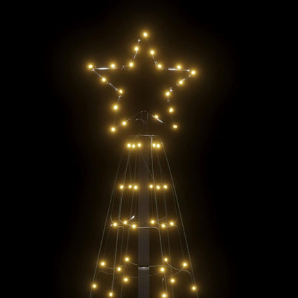 LED julgran med spikar 220 LEDs varm vit 180 cm