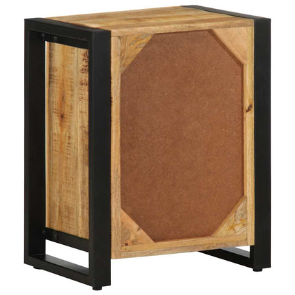 Nattduksbord 40x30x50 cm massivt grovt mangoträ