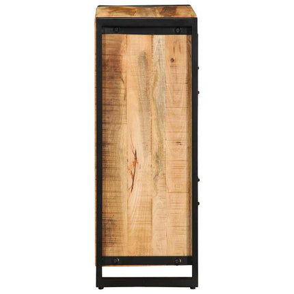 Skänk 55x35x70 cm massivt grovt mangoträ