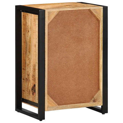 Byrå 50x35x70 cm massivt grovt mangoträ