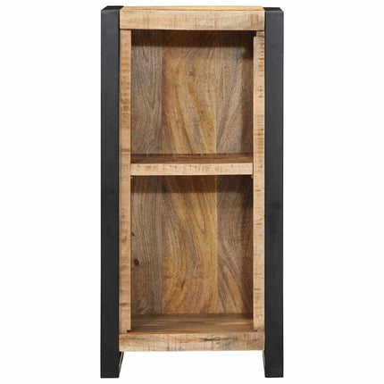 Nattduksbord med hylla Brun 40 x 30 x 80 cm Massivt Mangoträ