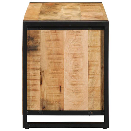 Skobänk Brun 100 x 40 x 50 cm Massivt Mangoträ