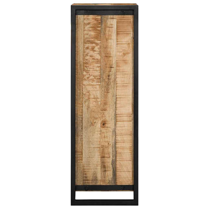 Badrumsskåp 40x30x90 58 cm massivt grovt mangoträ