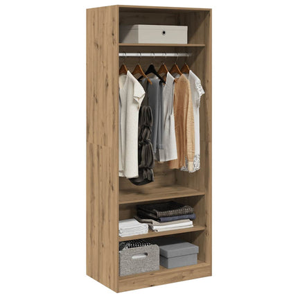 Garderob ek 80x50x200 cm konstruerat trä
