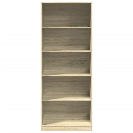 Garderob sonoma-ek 80x50x200 cm konstruerat trä