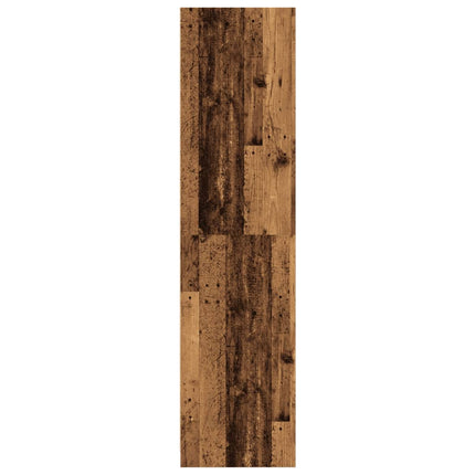 Garderob gammalt trä 100x50x200 cm konstruerat trä