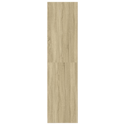 Garderob sonoma-ek 80x50x200 cm konstruerat trä