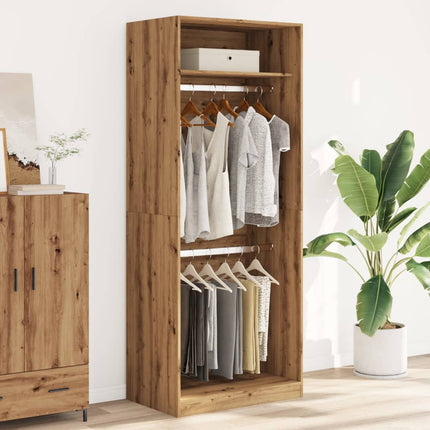 Garderob ek 80x50x200 cm konstruerat trä