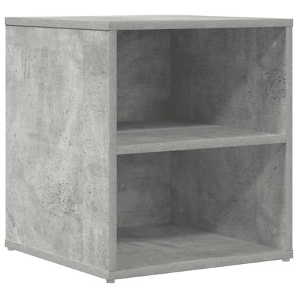 Hörnskåp betonggrå 160x40x45 cm konstruerat trä
