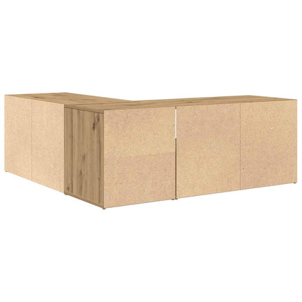 Hörnskåp ek 200x40x45 cm konstruerat trä