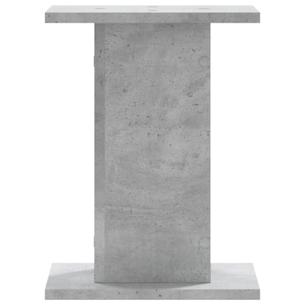 Växtställ 2 st betonggrå 30x30x40 cm konstruerat trä