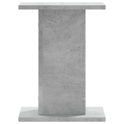 Växtställ 2 st betonggrå 30x30x40 cm konstruerat trä