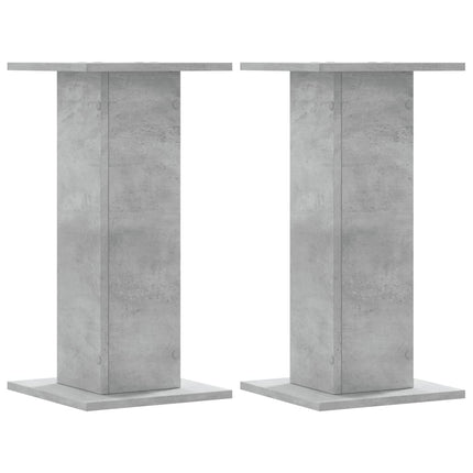 Växtställ 2 st betonggrå 30x30x60 cm konstruerat trä