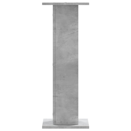 Växtställ 2 st betonggrå 30x30x80 cm konstruerat trä