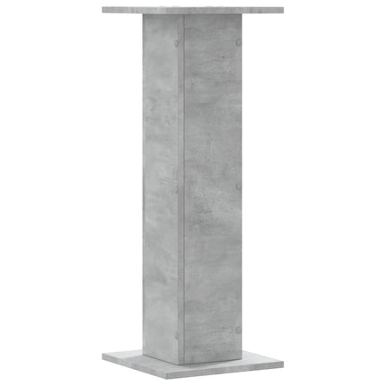 Växtställ 2 st betonggrå 30x30x80 cm konstruerat trä