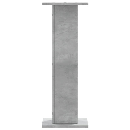 Växtställ 2 st betonggrå 30x30x80 cm konstruerat trä