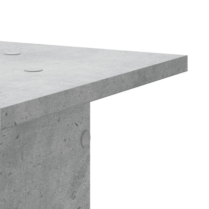 Växtställ 2 st betonggrå 30x30x80 cm konstruerat trä