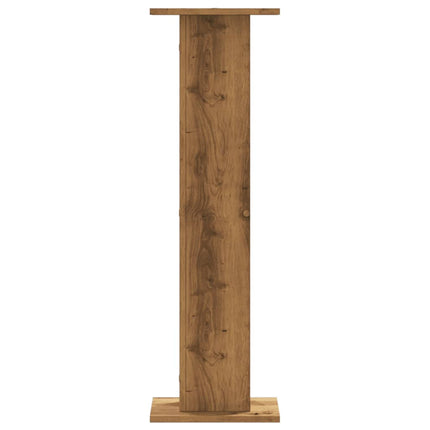 Växtställ 2 st ek 30x30x95 cm konstruerat trä