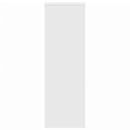 Växtställ 2 st vit 33x33x100 cm konstruerat trä