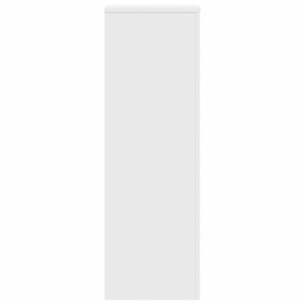 Växtställ 2 st vit 33x33x100 cm konstruerat trä