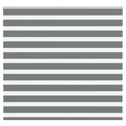 Rullgardin zebra mörkgrå 155x100 cm tyg bredd 150,9cm polyester
