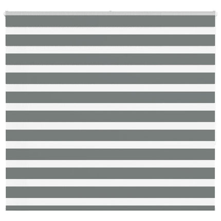 Rullgardin zebra mörkgrå 160x150 cm tyg bredd 155,9cm polyester