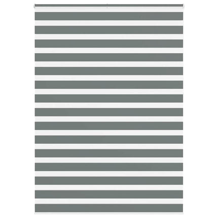 Rullgardin zebra mörkgrå 155x230 cm tyg bredd 150,9cm polyester