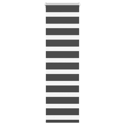 Rullgardin zebra svart 45x100 cm tyg bredd 40,9 cm polyester
