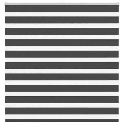 Rullgardin zebra svart 140x100 cm tyg bredd 135,9cm polyester
