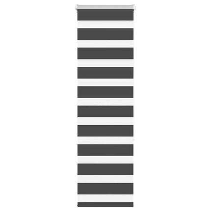 Rullgardin zebra svart 40x150 cm tyg bredd 35,9 cm polyester