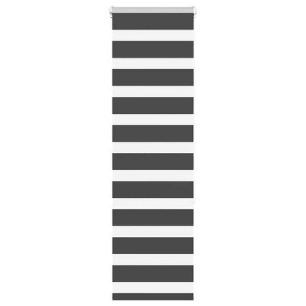 Rullgardin zebra svart 45x150 cm tyg bredd 40,9 cm polyester