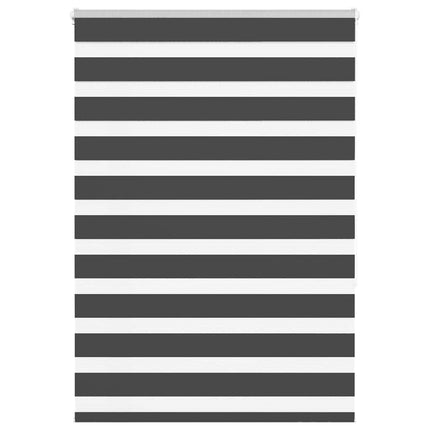 Rullgardin zebra svart 110x150 cm tyg bredd 105,9cm polyester