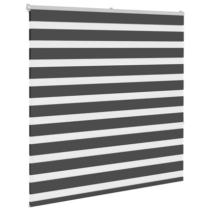Rullgardin zebra svart 145x150 cm tyg bredd 140,9cm polyester