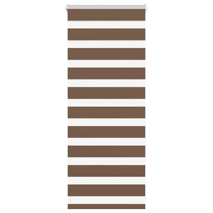 Rullgardin zebra brun 60x100 cm tyg bredd 55,9 cm polyester