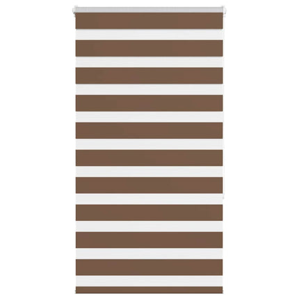 Rullgardin zebra brun 70x150 cm tyg bredd 65,9 cm polyester