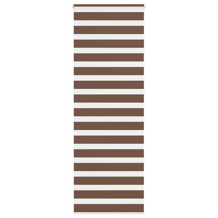 Rullgardin zebra brun 85x230 cm tyg bredd 80,9 cm polyester