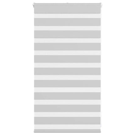 Rullgardin zebra ljusgrå 70x100 cm tyg bredd 65,9 cm polyester