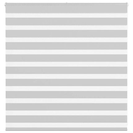 Rullgardin zebra ljusgrå 140x100 cm tyg bredd 135,9cm polyester