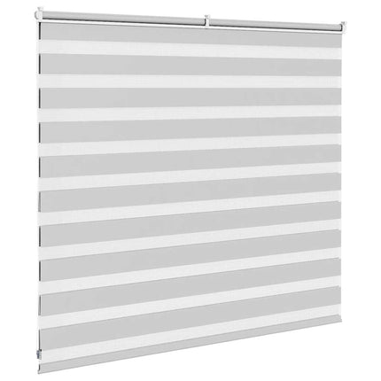 Rullgardin zebra ljusgrå 160x100 cm tyg bredd 155,9cm polyester