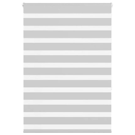 Rullgardin zebra ljusgrå 115x150 cm tyg bredd 110,9cm polyester