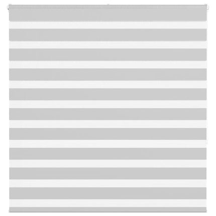 Rullgardin zebra ljusgrå 145x150 cm tyg bredd 140,9cm polyester