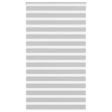 Rullgardin zebra ljusgrå 120x200 cm tyg bredd 115,9cm polyester