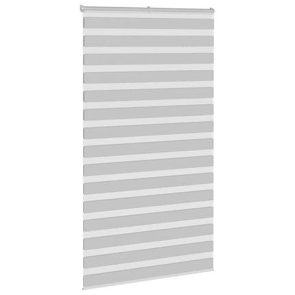 Rullgardin zebra ljusgrå 120x200 cm tyg bredd 115,9cm polyester