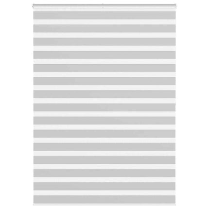 Rullgardin zebra ljusgrå 160x200 cm tyg bredd 155,9cm polyester
