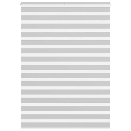 Rullgardin zebra ljusgrå 165x200 cm tyg bredd 160,9cm polyester