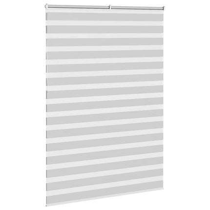 Rullgardin zebra ljusgrå 160x230 cm tyg bredd 155,9cm polyester