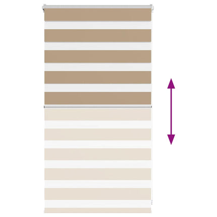 Rullgardin zebra 75x100 cm tyg bredd 70,9 cm polyester